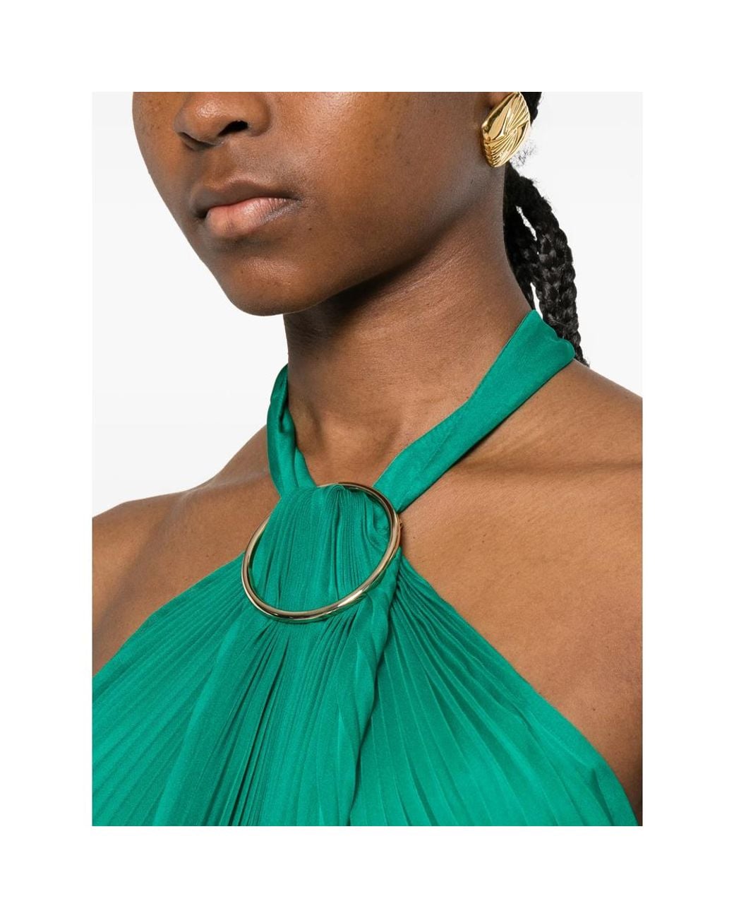 Max Mara Green Sleeveless Top Pianoforte