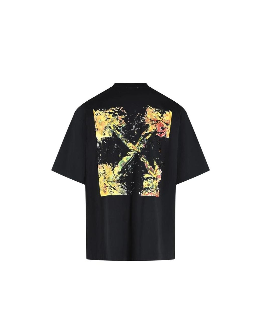 Off-White c/o Virgil Abloh Black Off- Spices Arrow Cotton T-Shirt for men