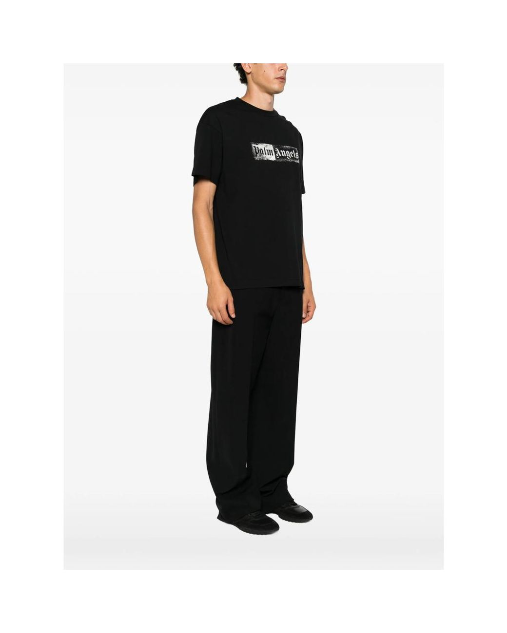 Palm Angels Black T-Shirts & Vests for men