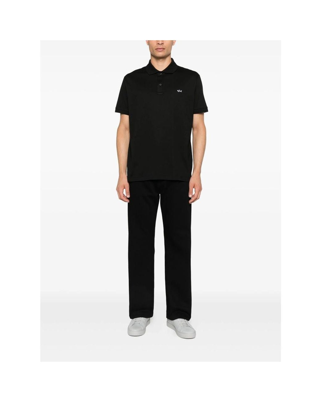 Paul & Shark Black Polo Shirts for men