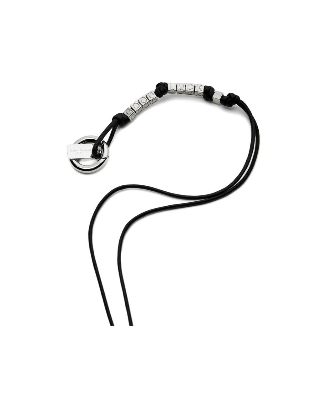 Maison Margiela Multicolor Letters Keyring for men