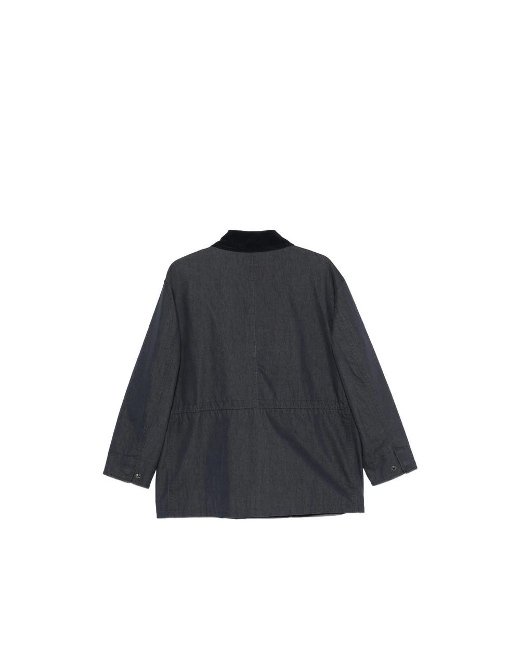 DUNST Blue Flap-Pocket Collar Jacket