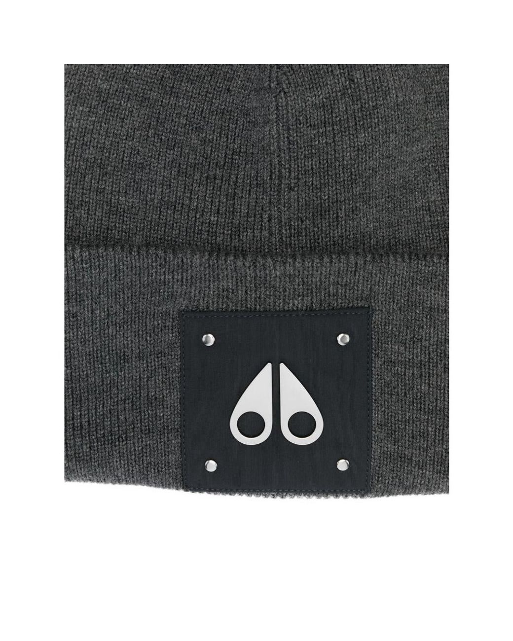 Moose Knuckles Gray Hats for men