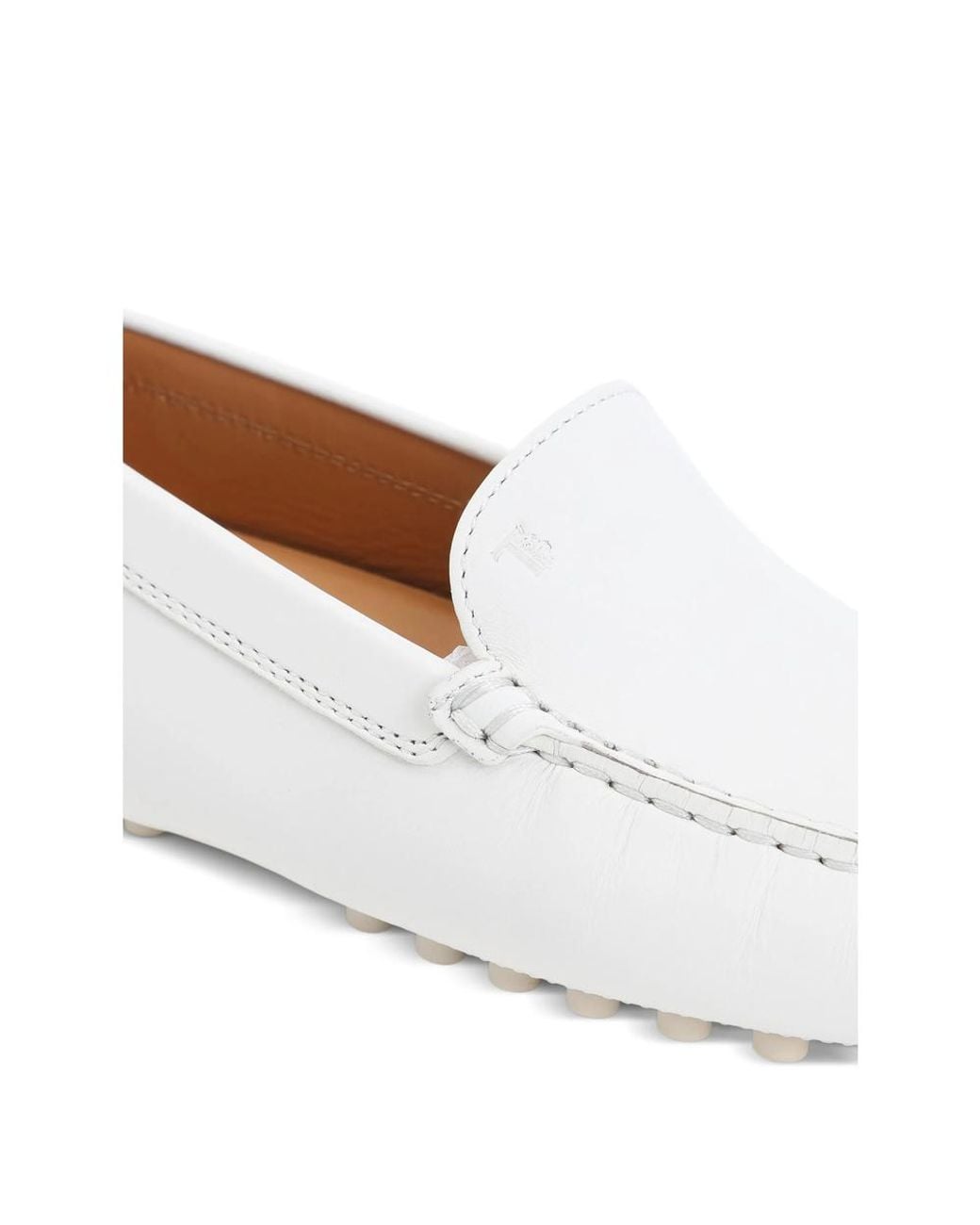 Tod's White Loafers