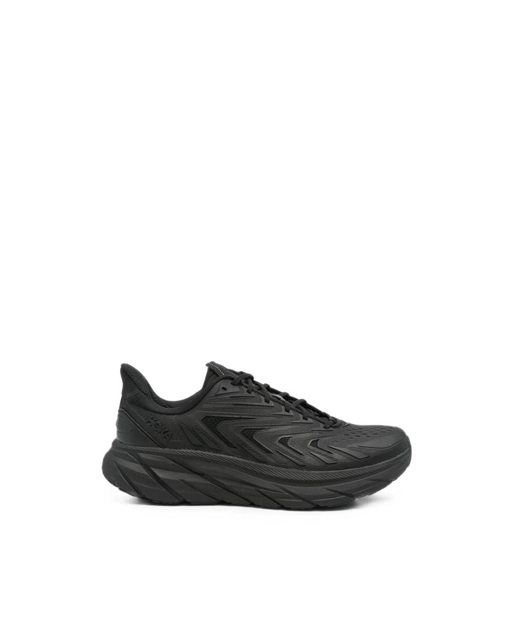 Hoka One One Black Hoka Polyamide Rubber Shoes for men