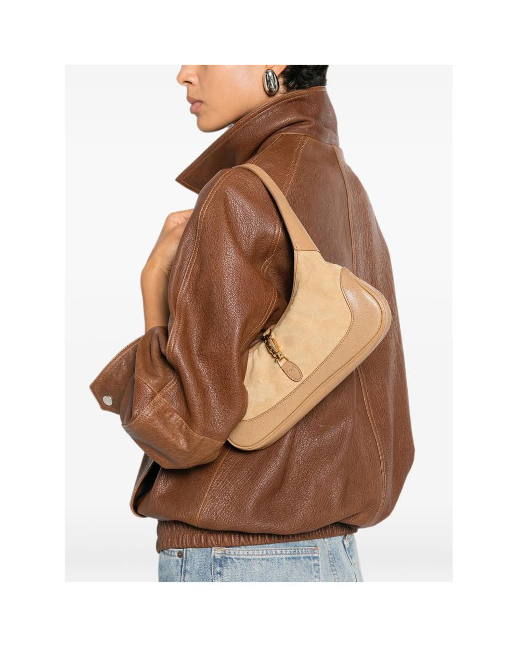 Gucci Natural Neutrals Shoulder Bags