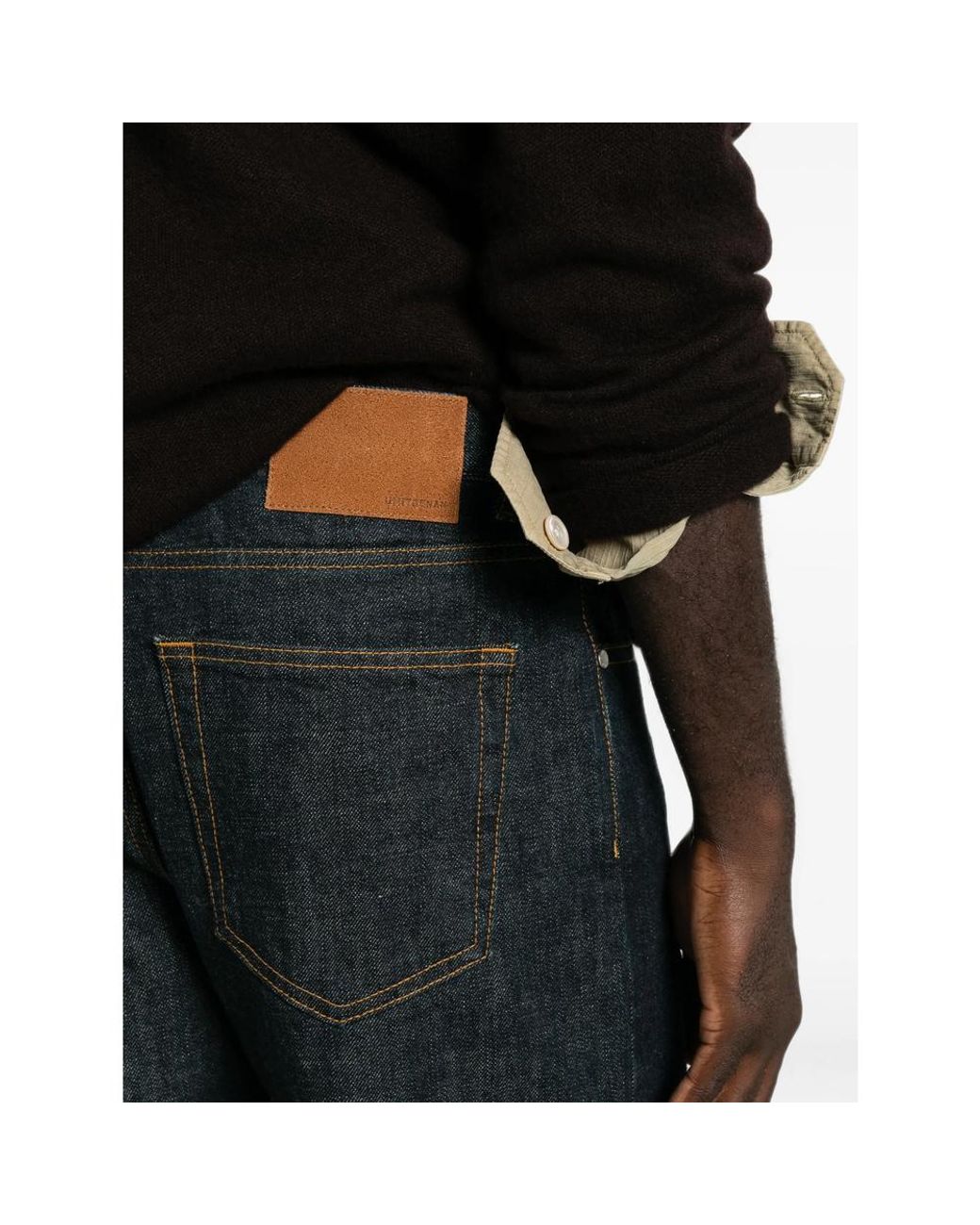 Umit Benan Black Kevin Straight-Leg Jeans for men
