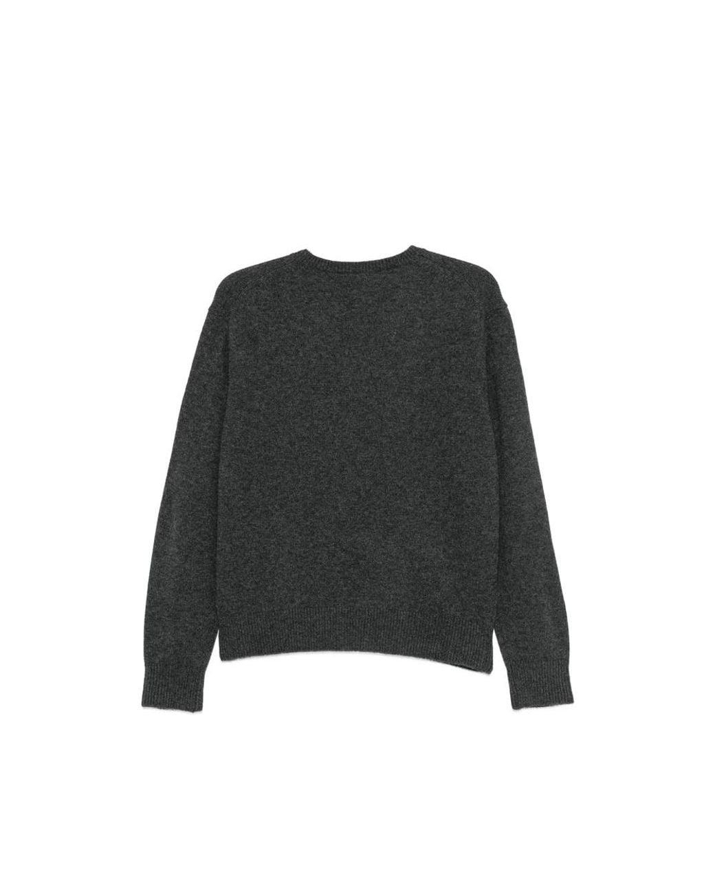 DUNST Black V-Neck Knitted Sweater for men