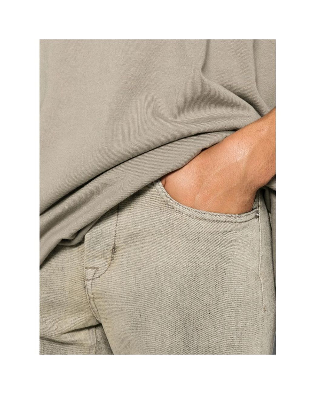 Rick Owens Gray Drkshdw Denim for men