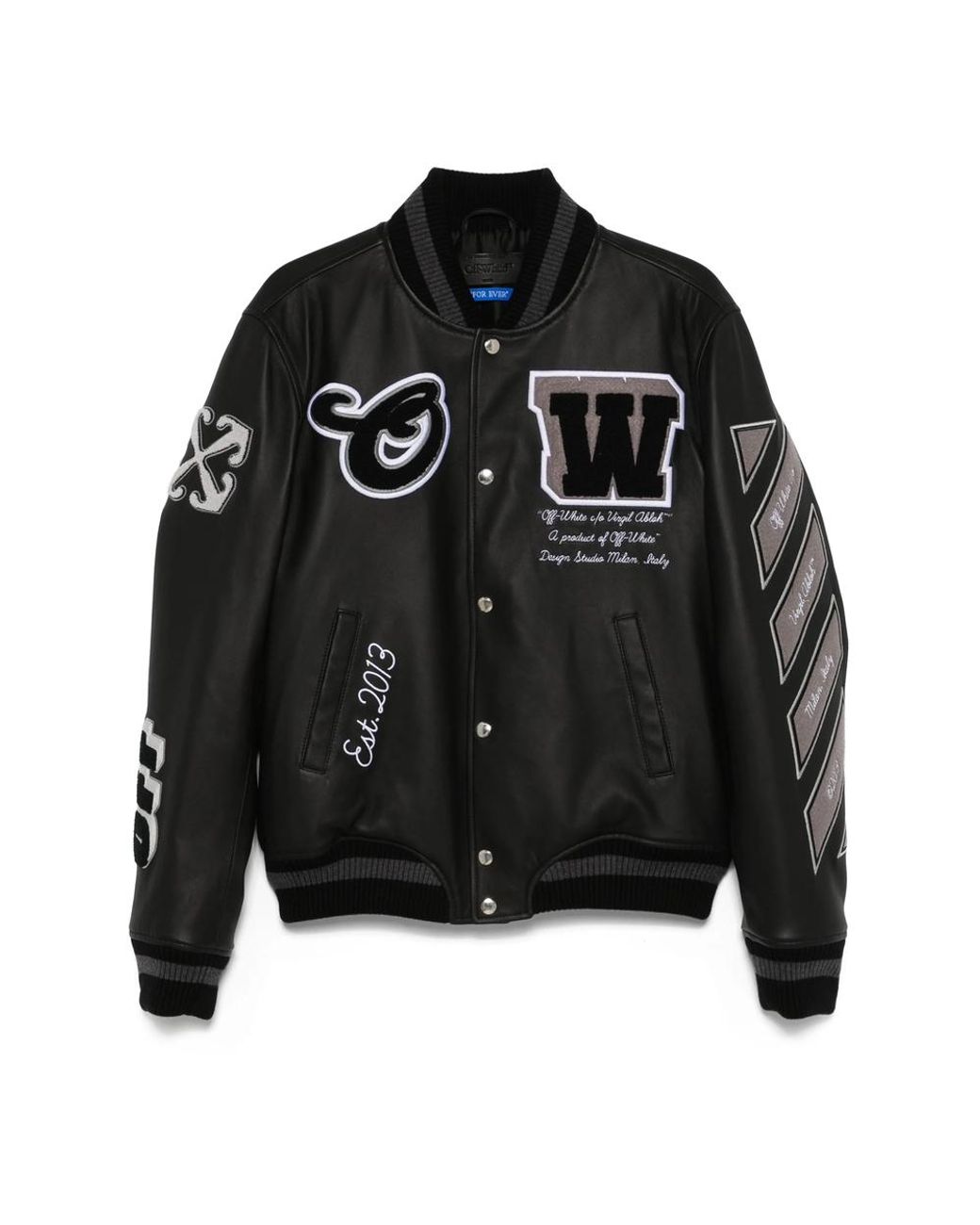 Off-White c/o Virgil Abloh Black Jackets for men
