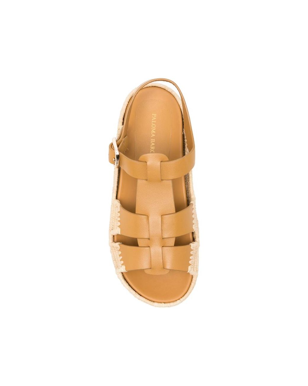 Paloma Barceló Natural Flat Sandals