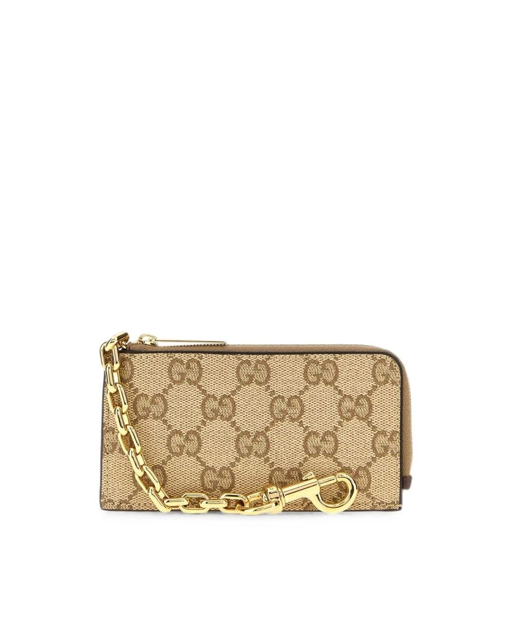 Gucci Metallic Gg Supreme Coin Purse for men