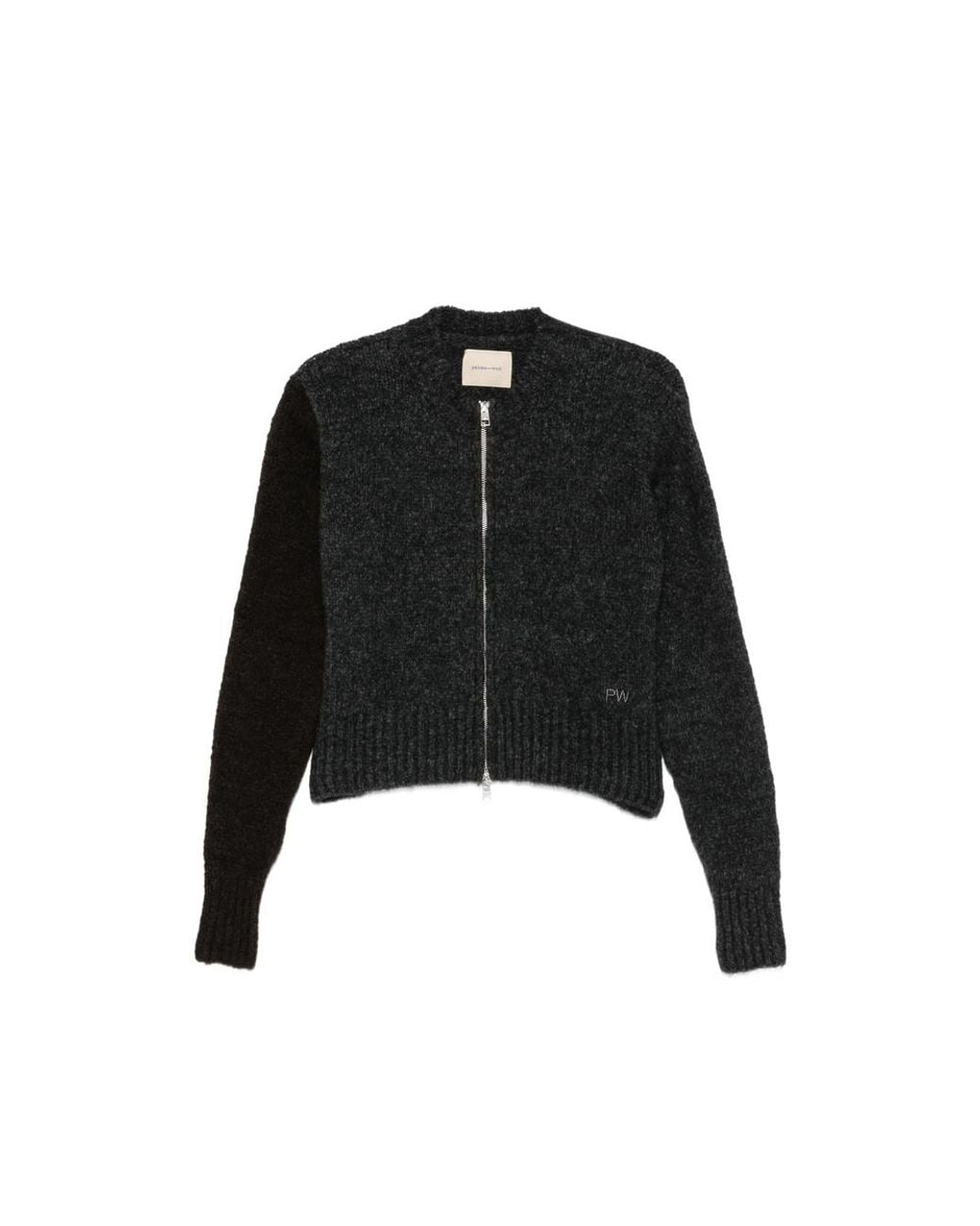 Paloma Wool Black Jane Zip-Up Knitted Cardigan