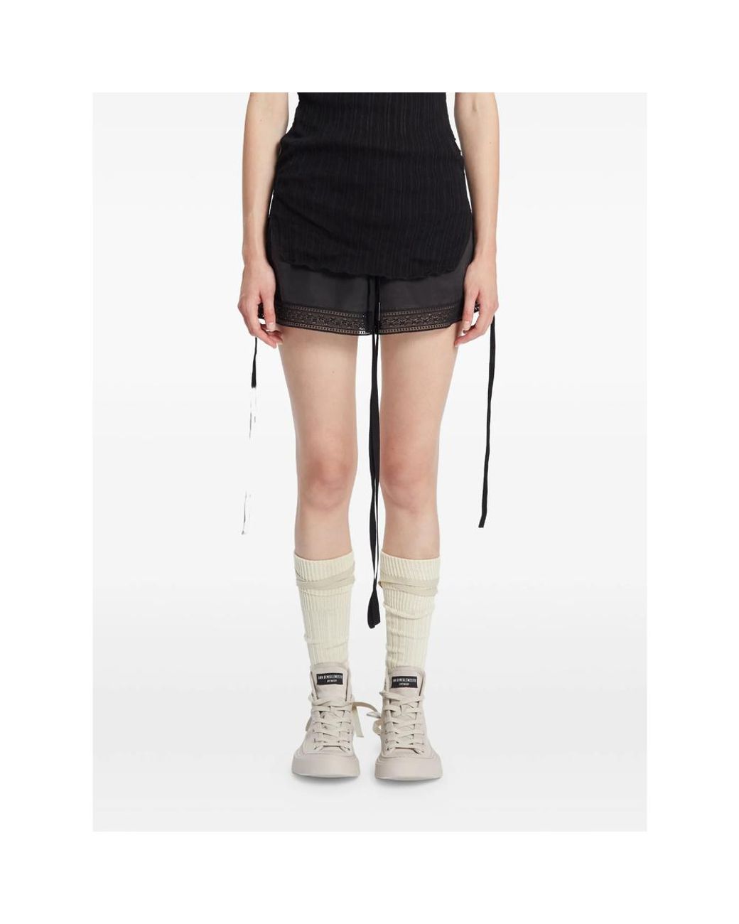 Ann Demeulemeester Black Trainers