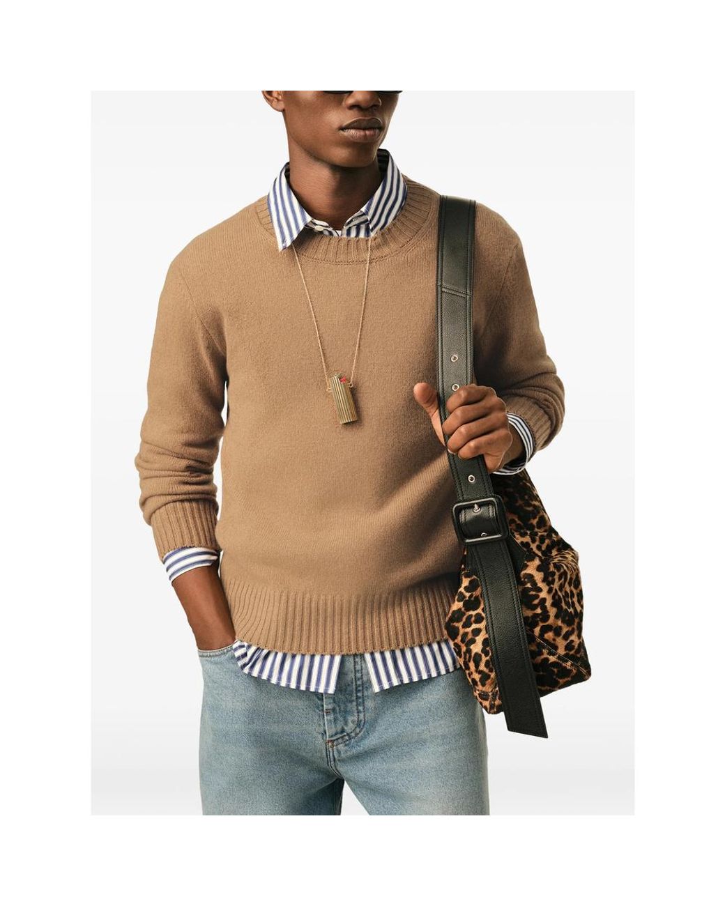 AMI Natural Sweaters & Knitwear for men