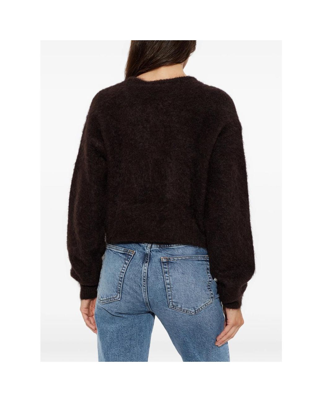 Gestuz Black Gzdebbie Mohair-Blend Cardigan
