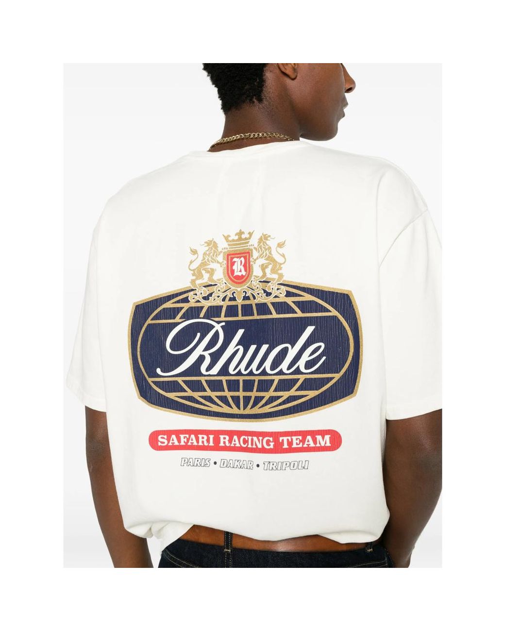 R H U D E © White Neutrals T-Shirts & Vests for men