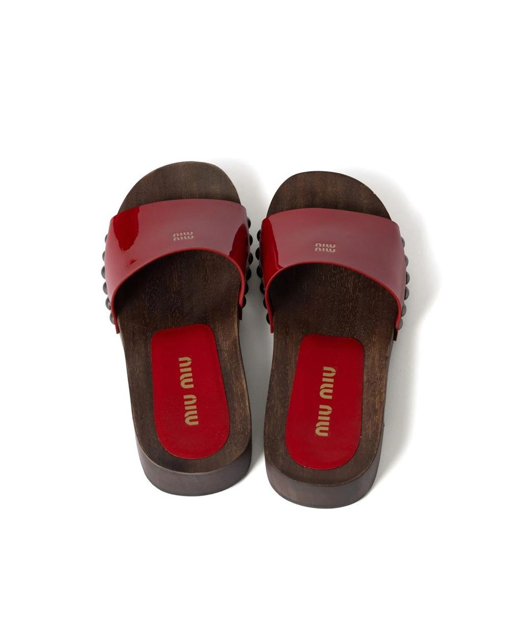 Miu Miu Red Sandals