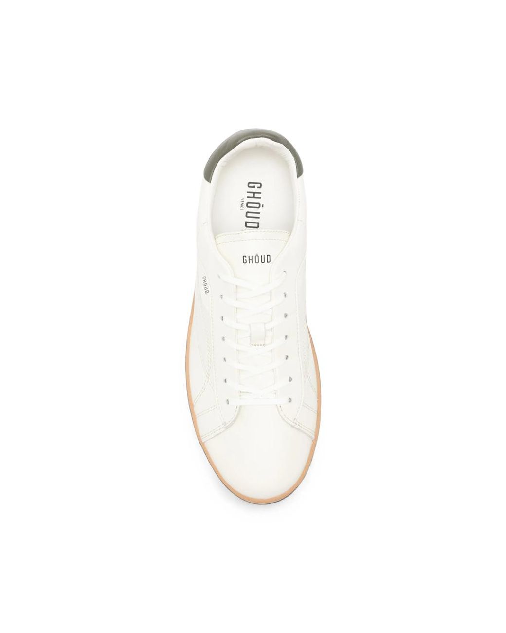 GHOUD VENICE Natural Logo-Print Panelled Sneakers for men