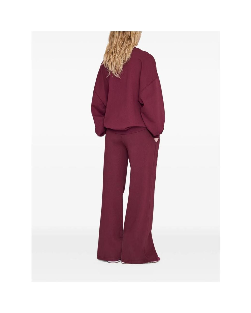 Anine Bing Red Miles Sweatshirt Collegiate