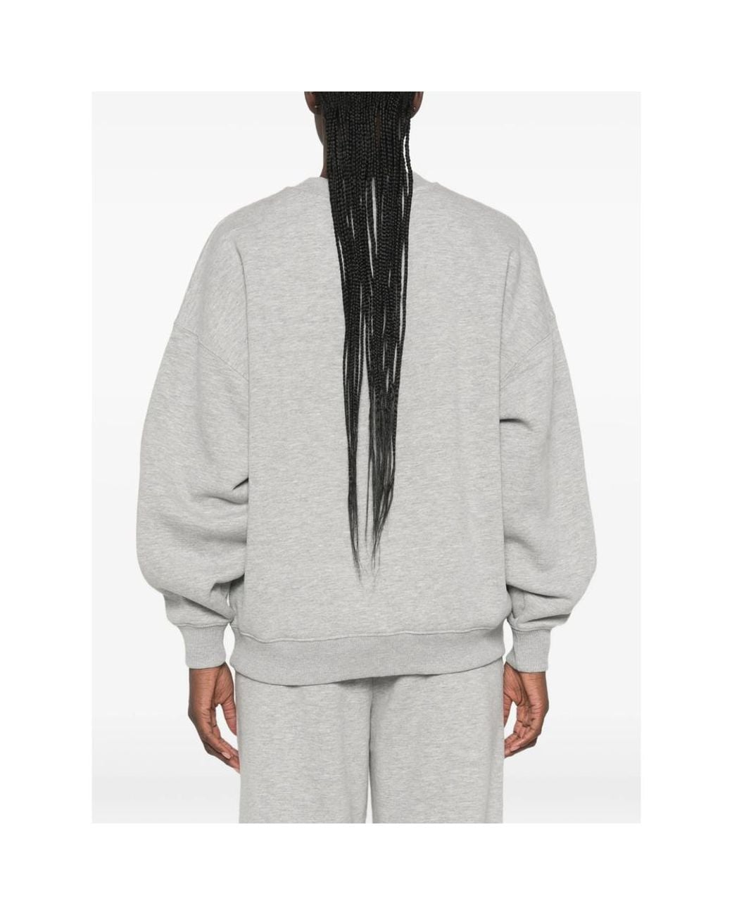 Anine Bing White Miles Sweatshirt Collegiate