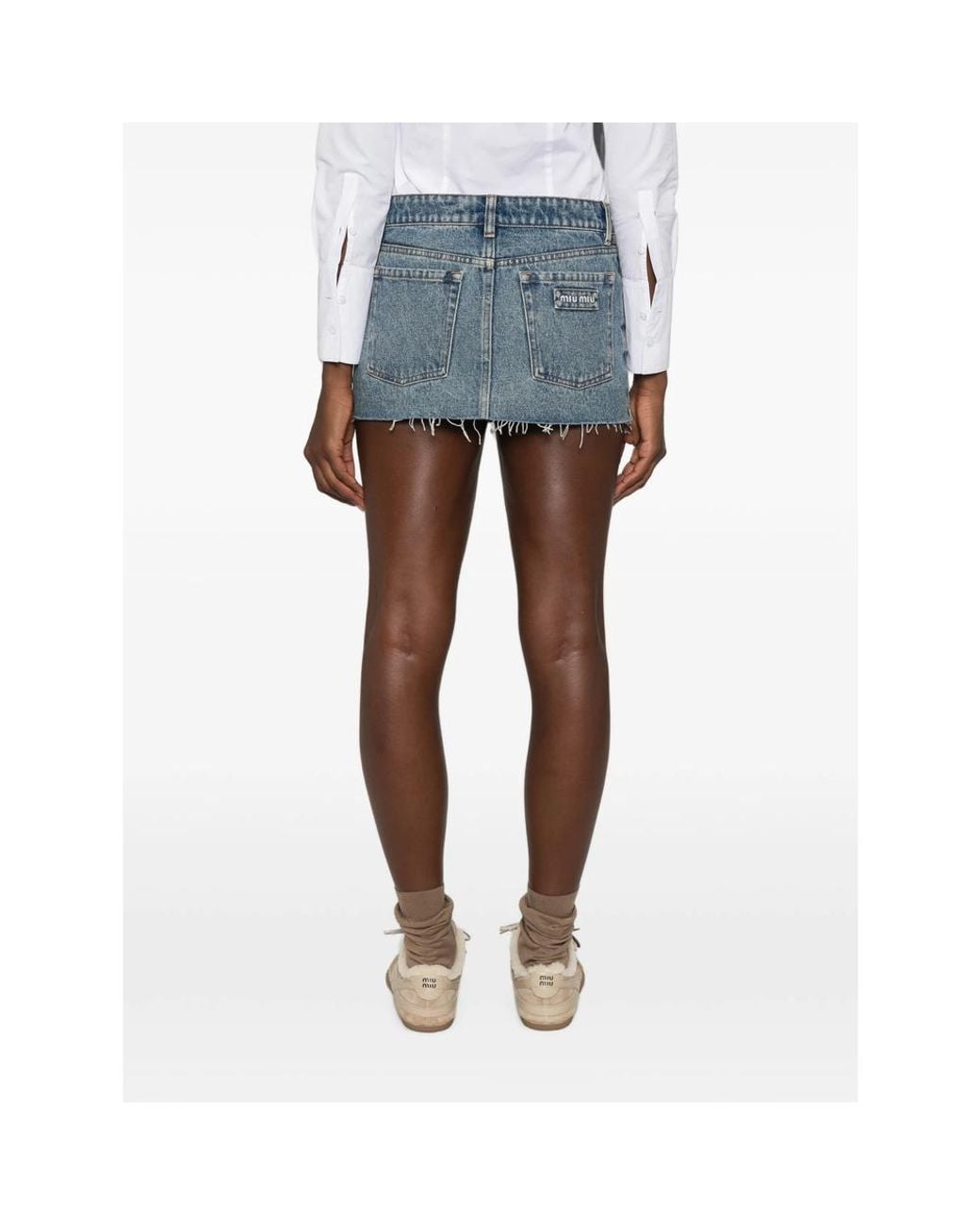 Miu Miu Blue Skirts