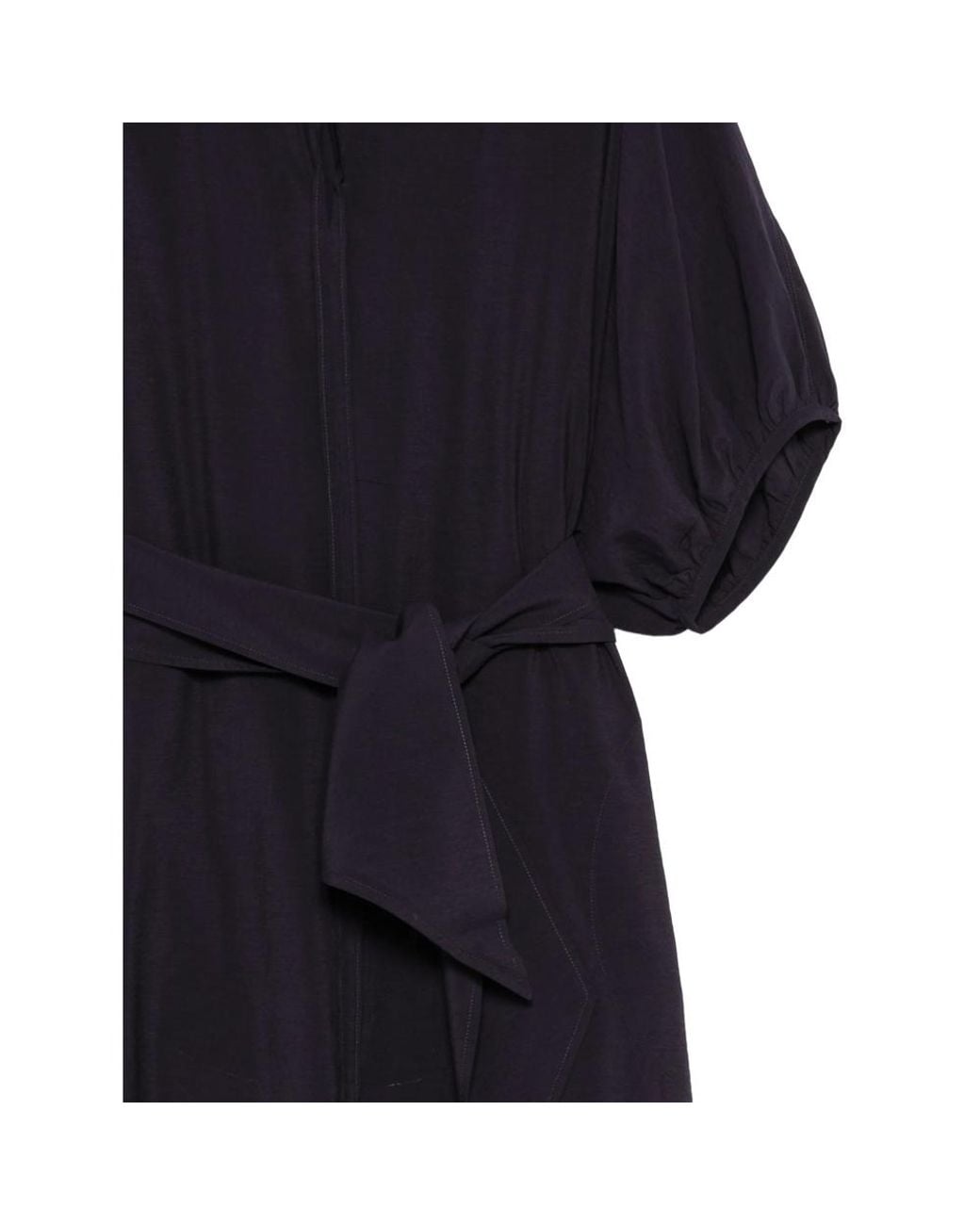 Soeur Blue Belted Short-Sleeved Dress