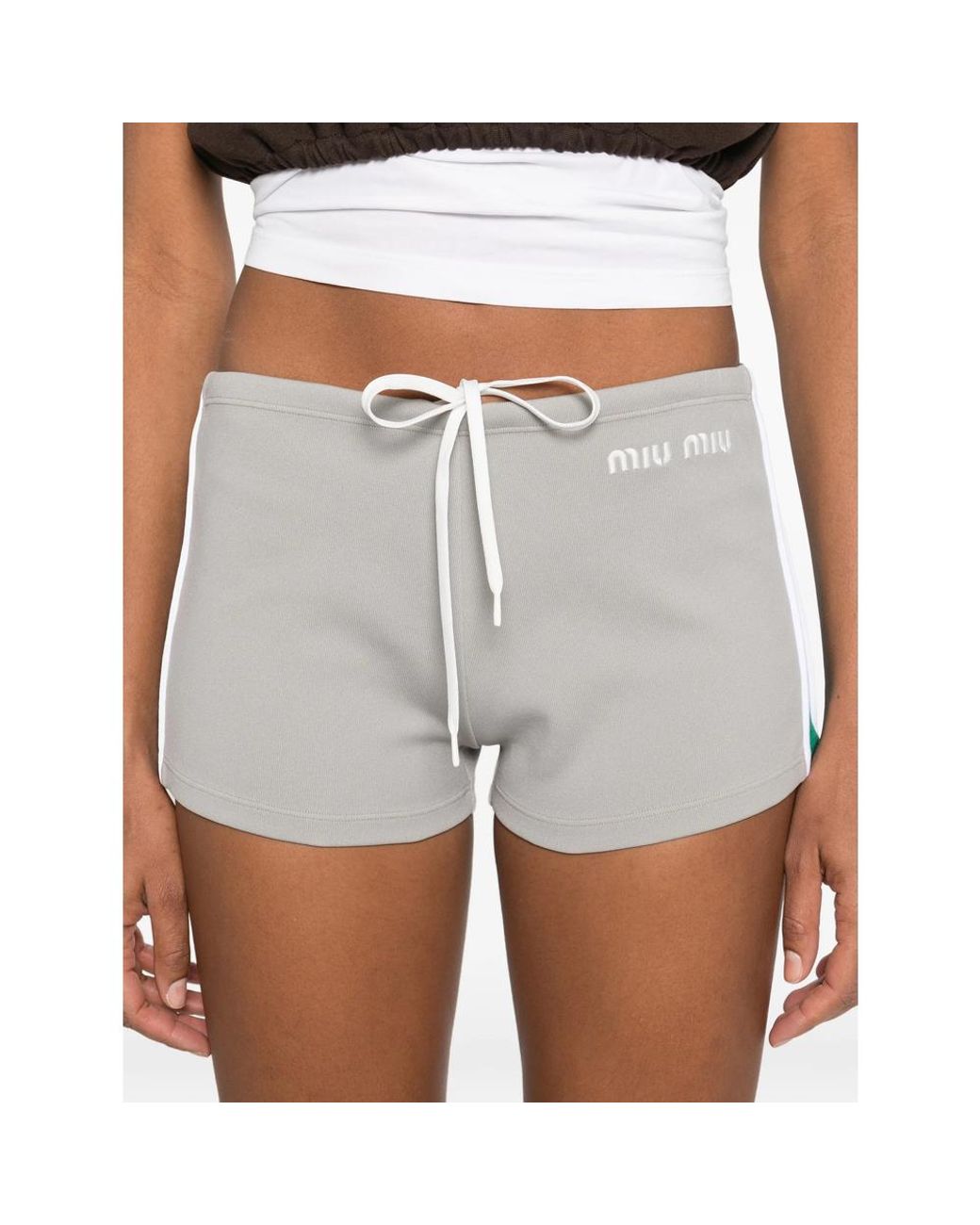 Miu Miu Gray Shorts