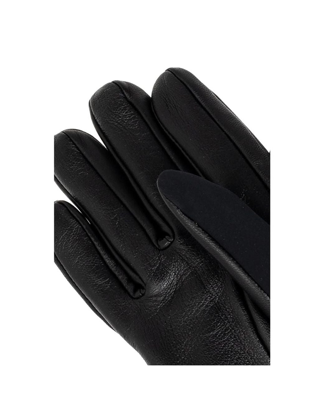 Canada Goose Black Mixed Media Gloves