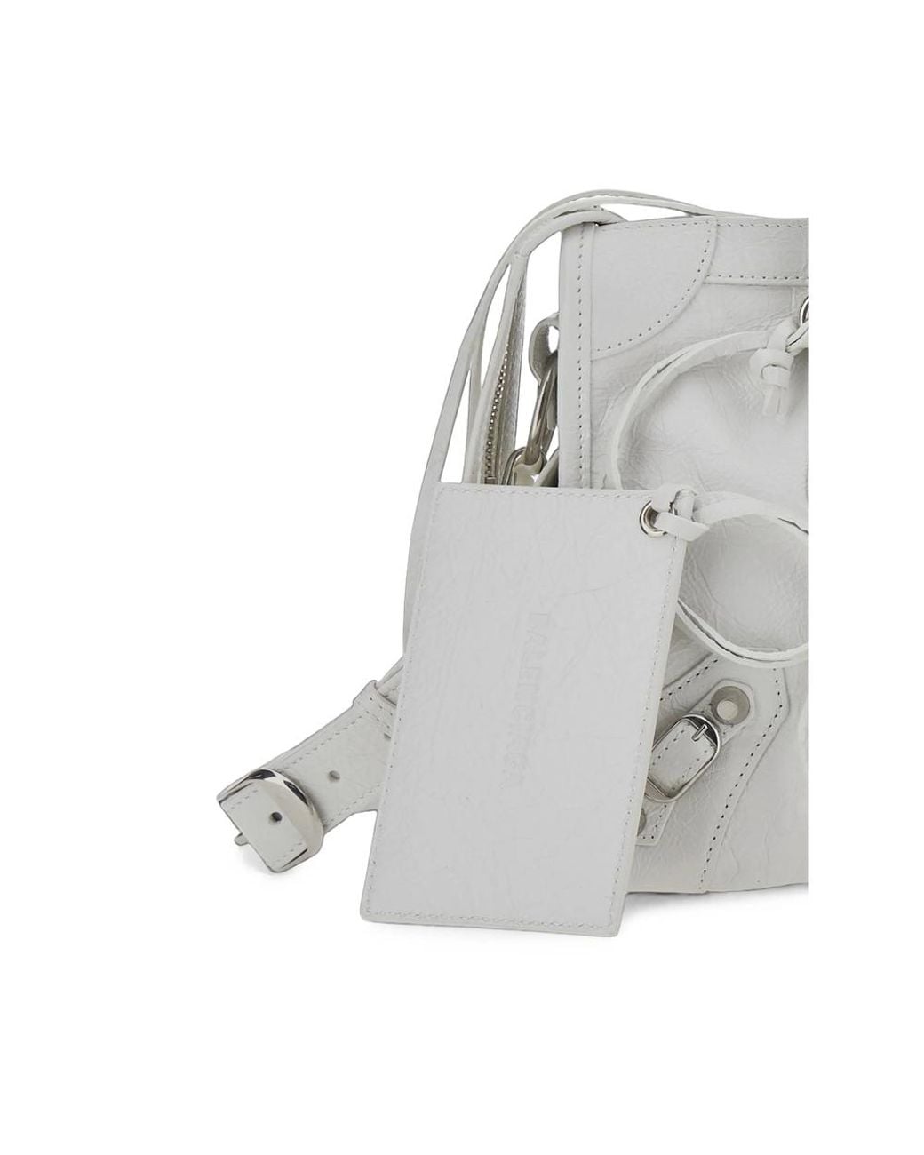 Balenciaga Gray Small Le City Leather Tote Bag