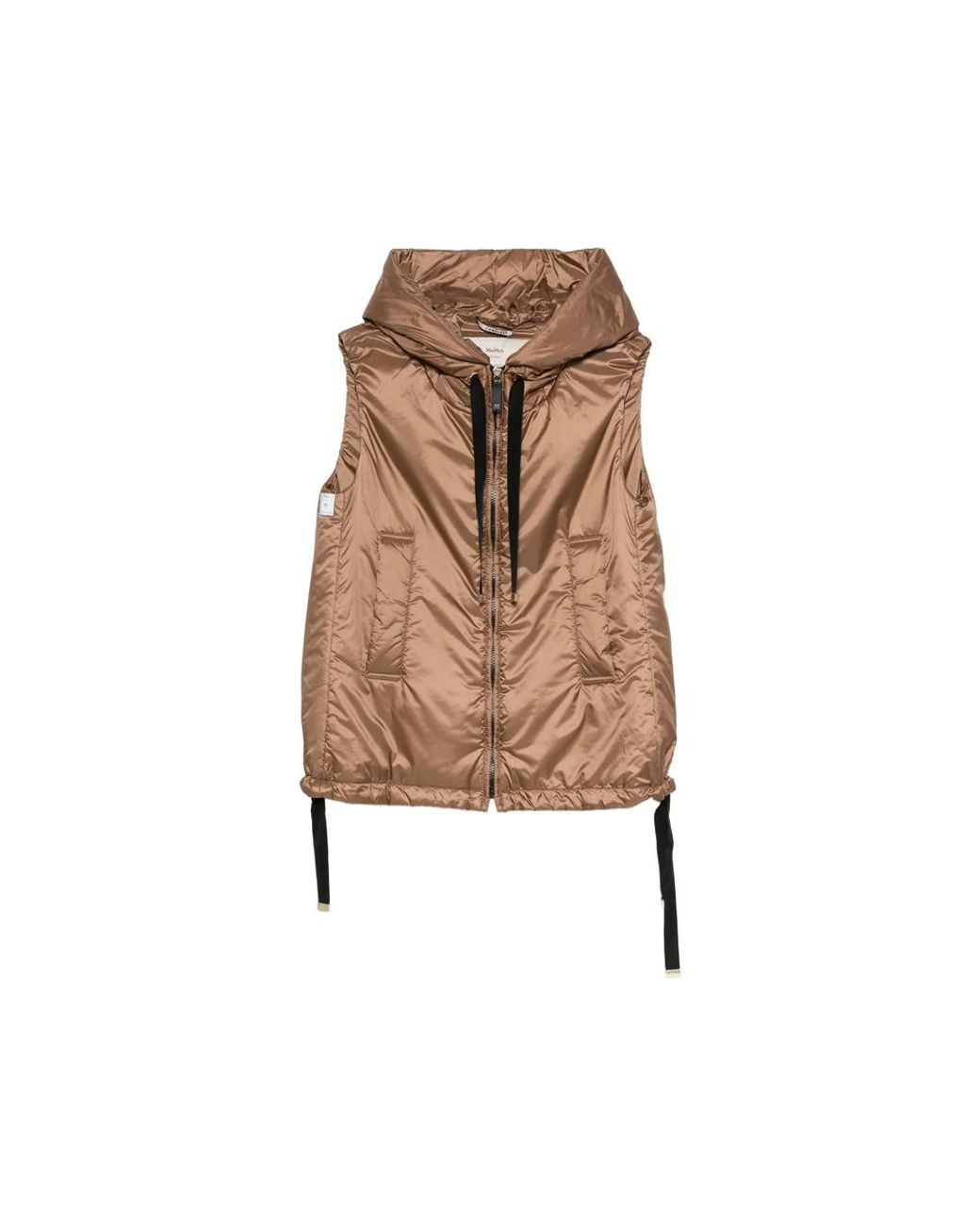 Max Mara Brown Greengo Padded Vest