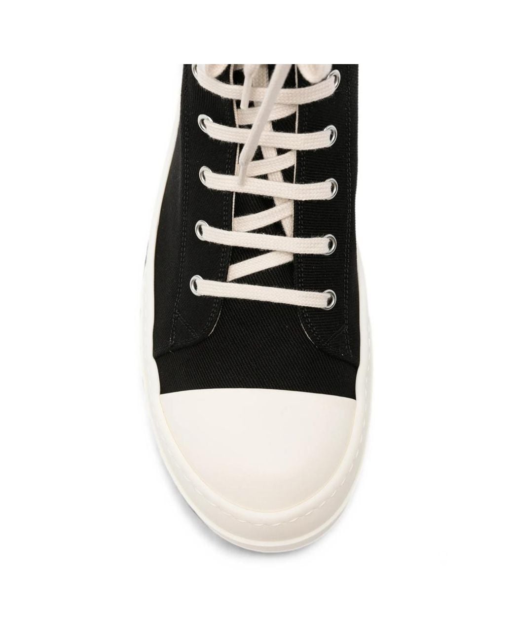 Rick Owens Black High-Top Sneakers for men