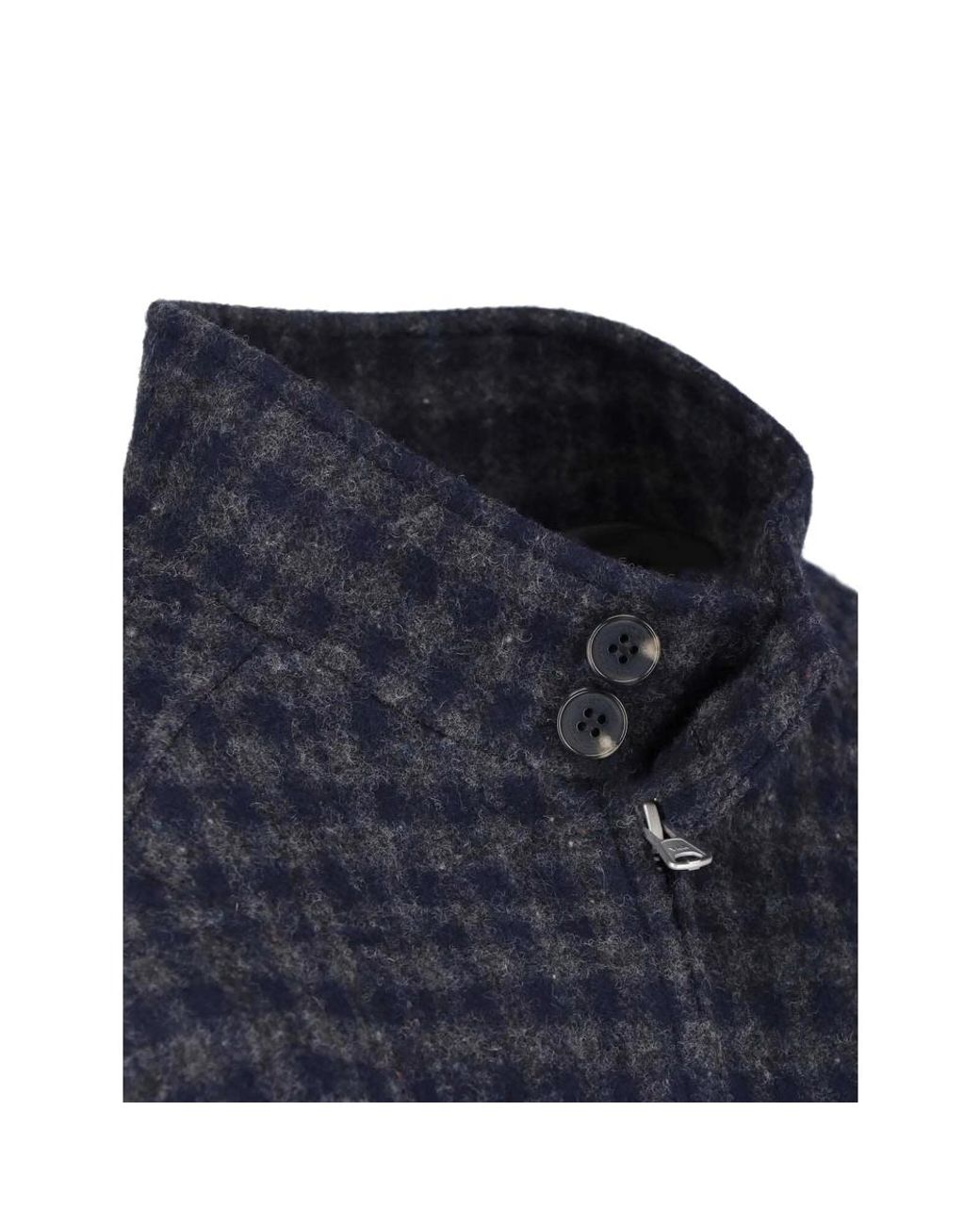 DUNST Blue Check Wool Jacket