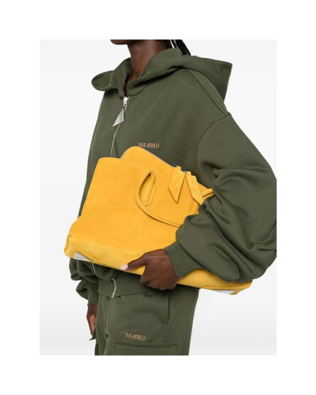 The Attico Yellow Tote Bags