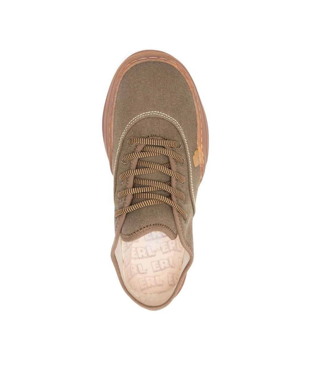 ERL Brown Mud Coupe Sneakers for men