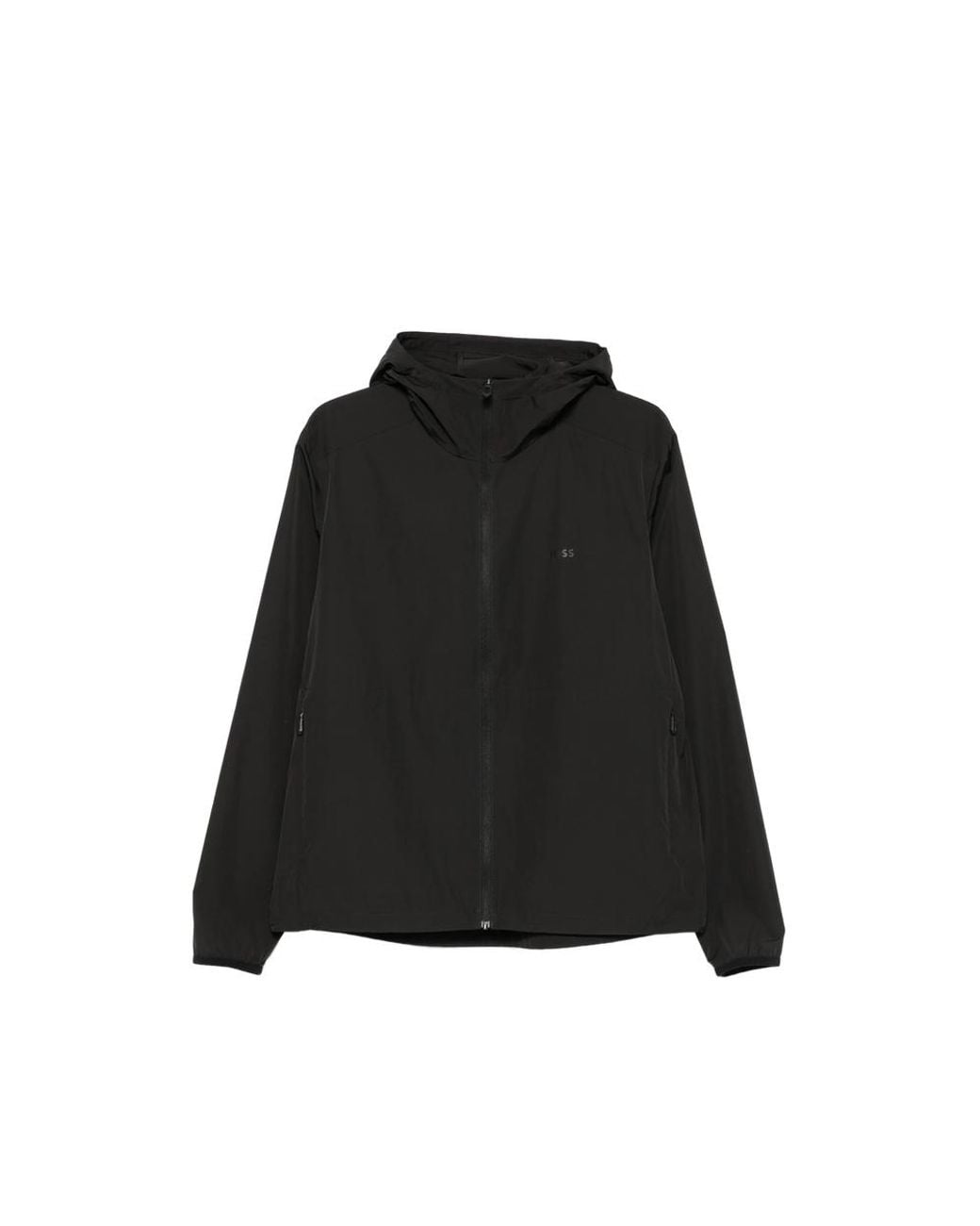 Boss Black Hooded Zip-Up Jacket for men