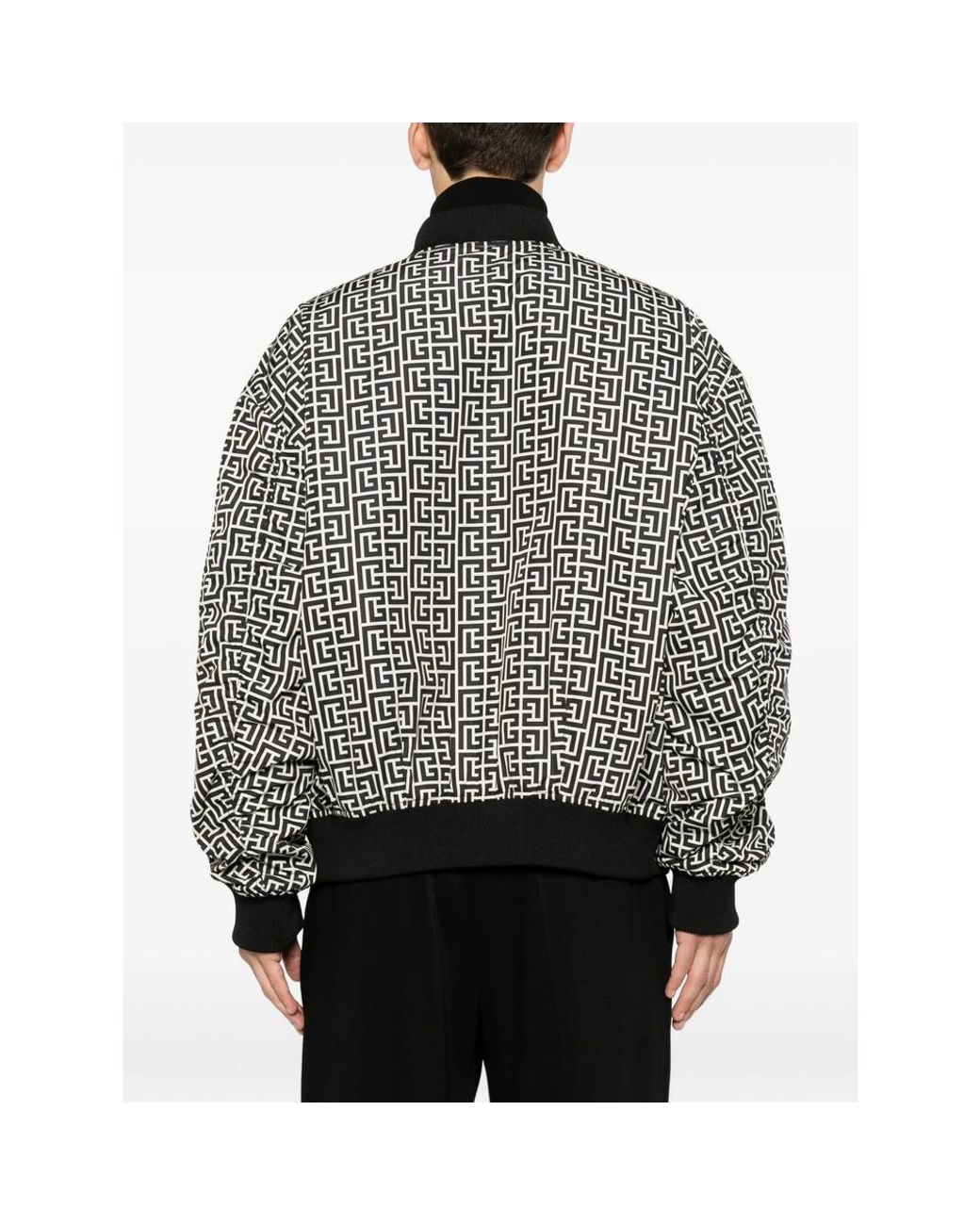 Balmain Gray Jacket for men