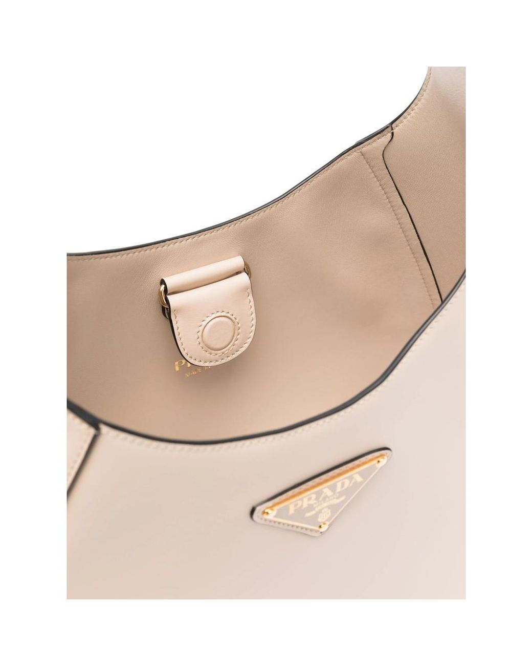 Prada Natural Neutrals Shoulder Bags