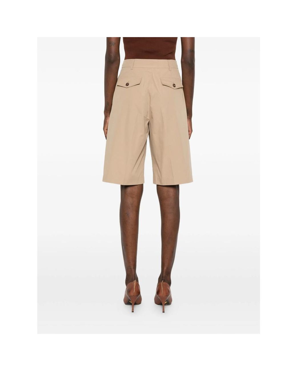 Yves Salomon Natural Shorts Neutral