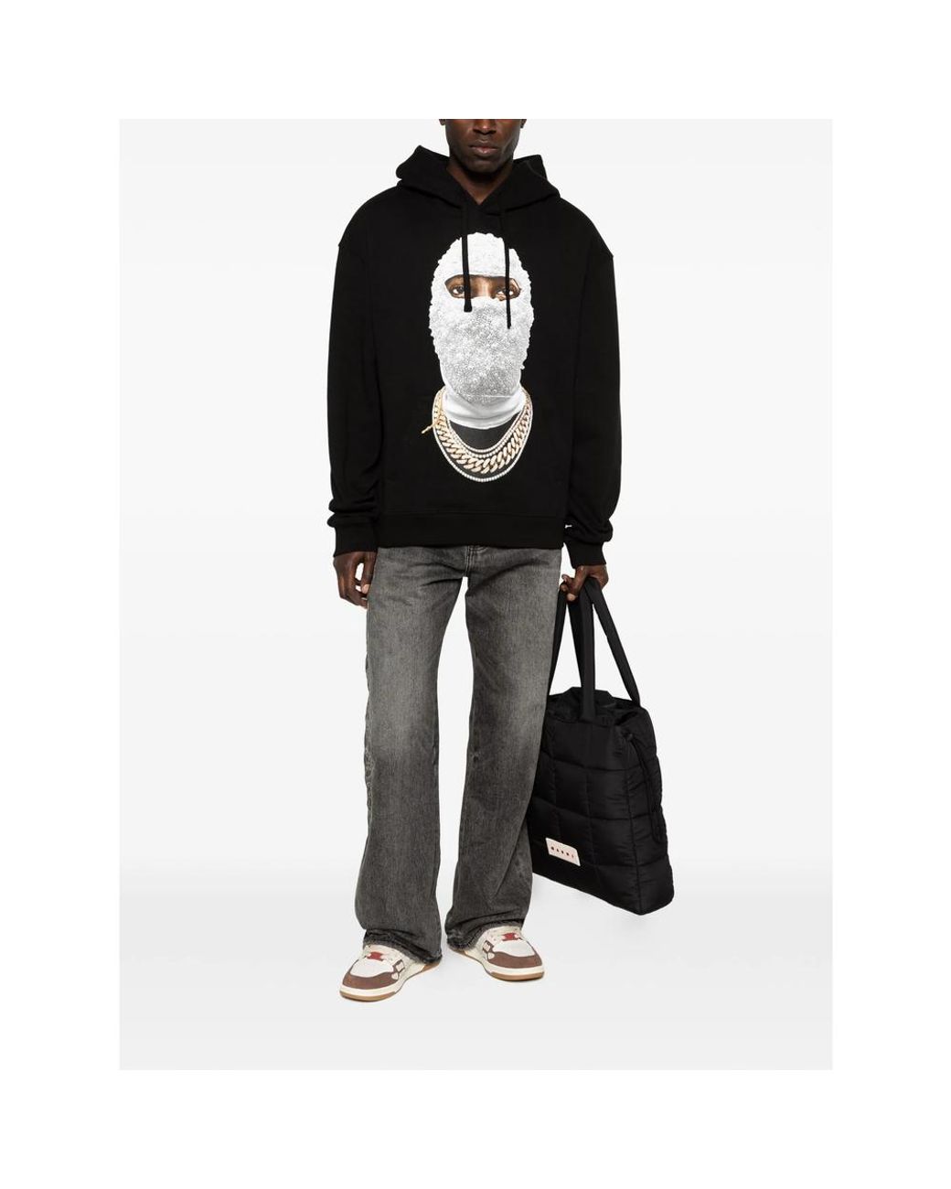Ih Nom Uh Nit Black Mask Future Hoodie for men