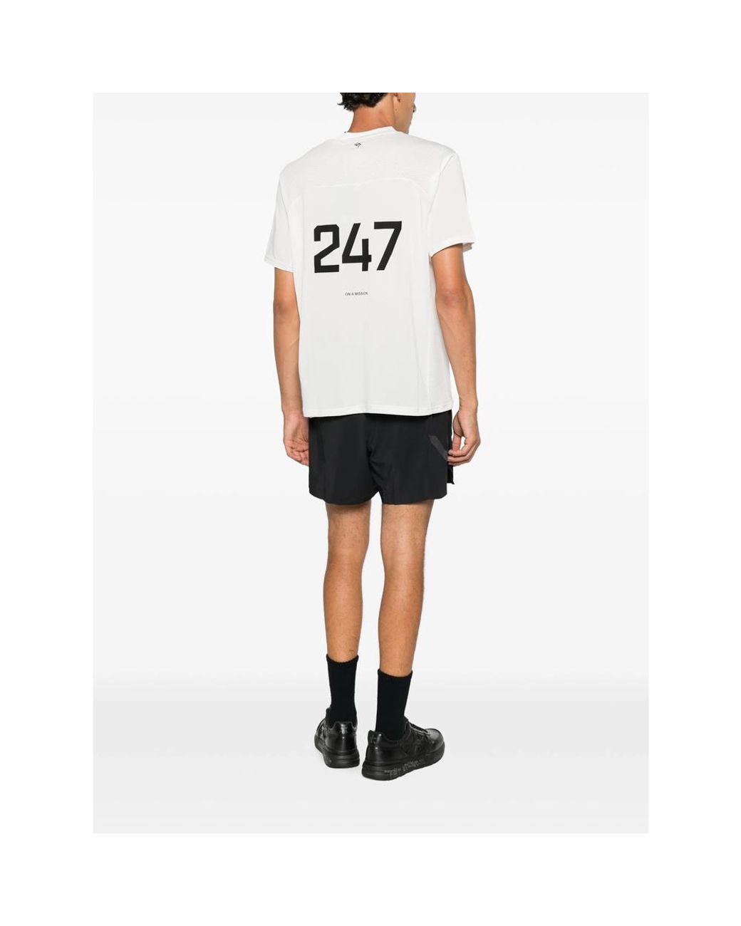 Represent White 247 Logo-Print T-Shirt for men