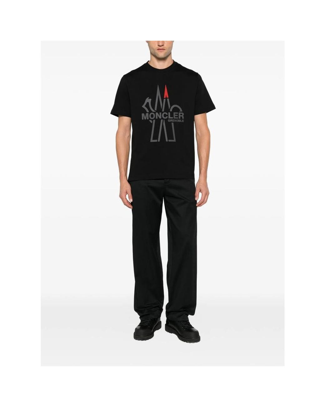 Moncler Black T-Shirts & Vests for men