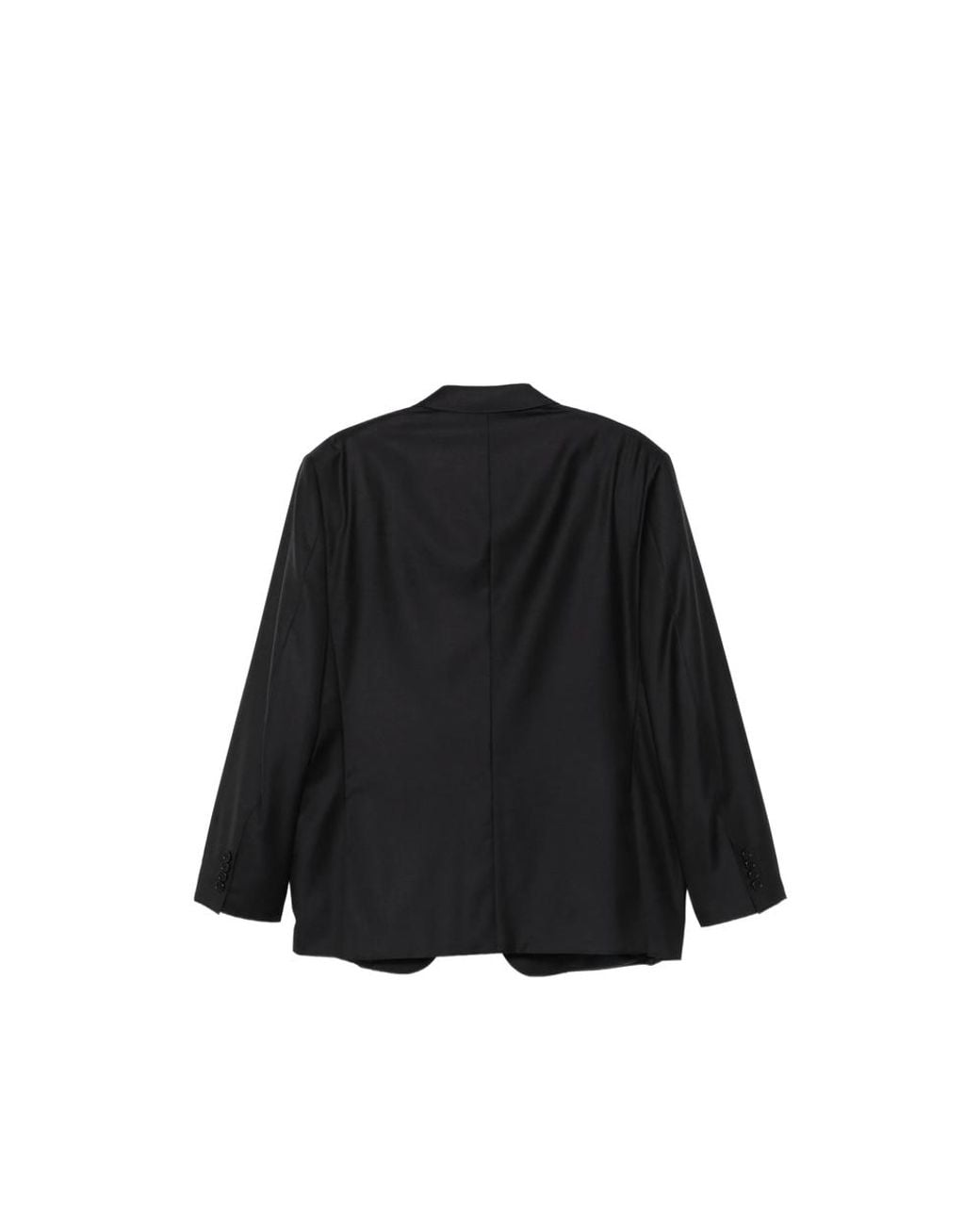 Canali Black Single-Breasted Notch-Lapel Suit for men