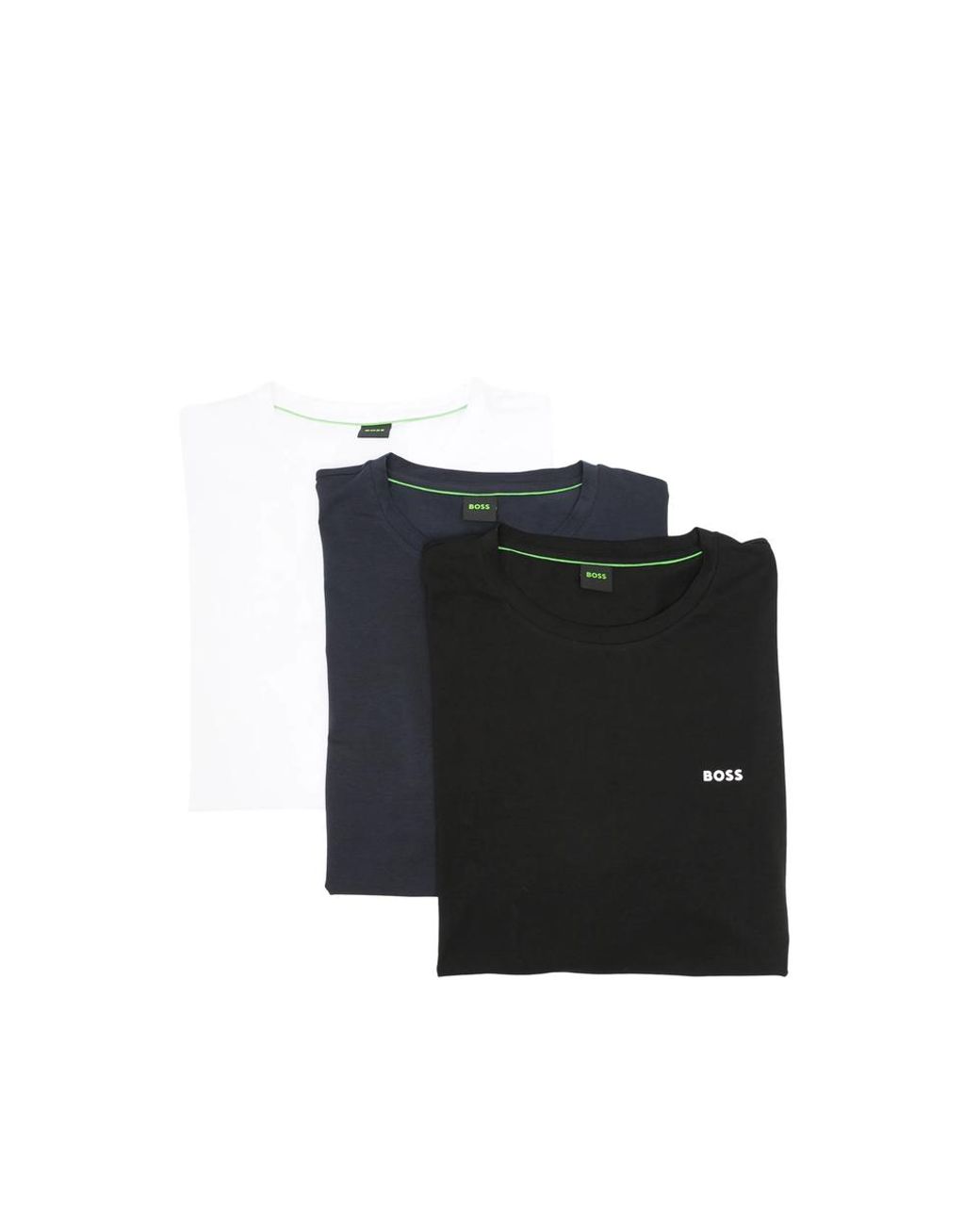 Boss Black Logo-Print T-Shirt (Set Of Three) for men