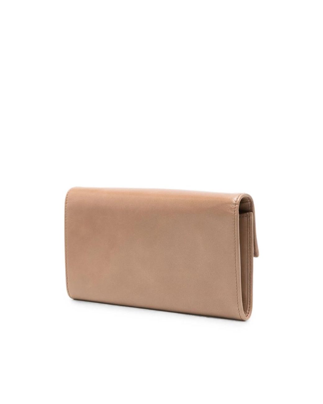 Miu Miu Natural Logo-Embossed Leather Cross Body Bag