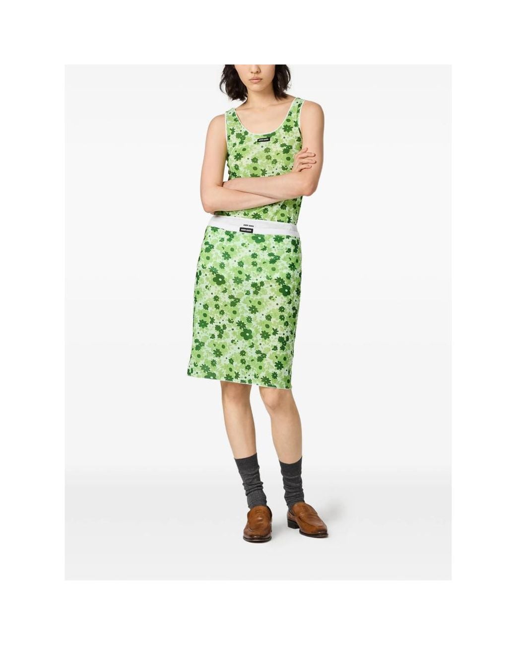 Miu Miu Green Skirts