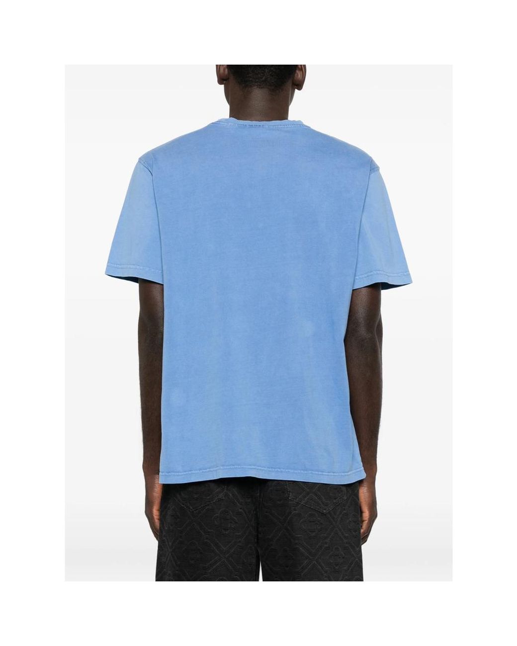 Daily Paper Blue Logo Detail T-Shirt for men