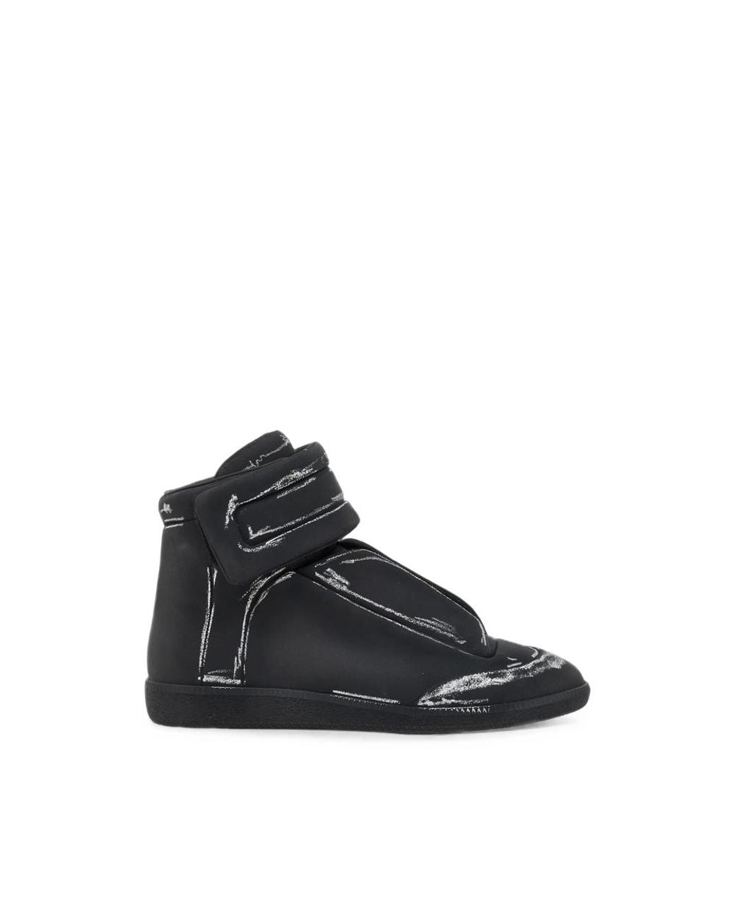 Maison Margiela Black Future Trompe L'Oeil Sneakers for men