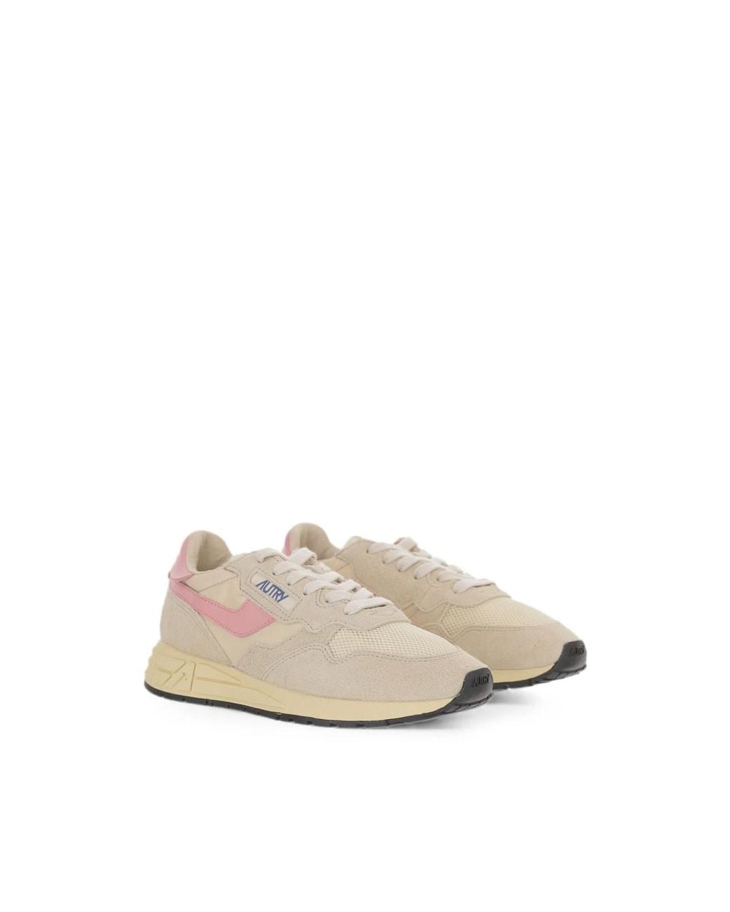 Autry Natural Panelled Low-Top Sneakers