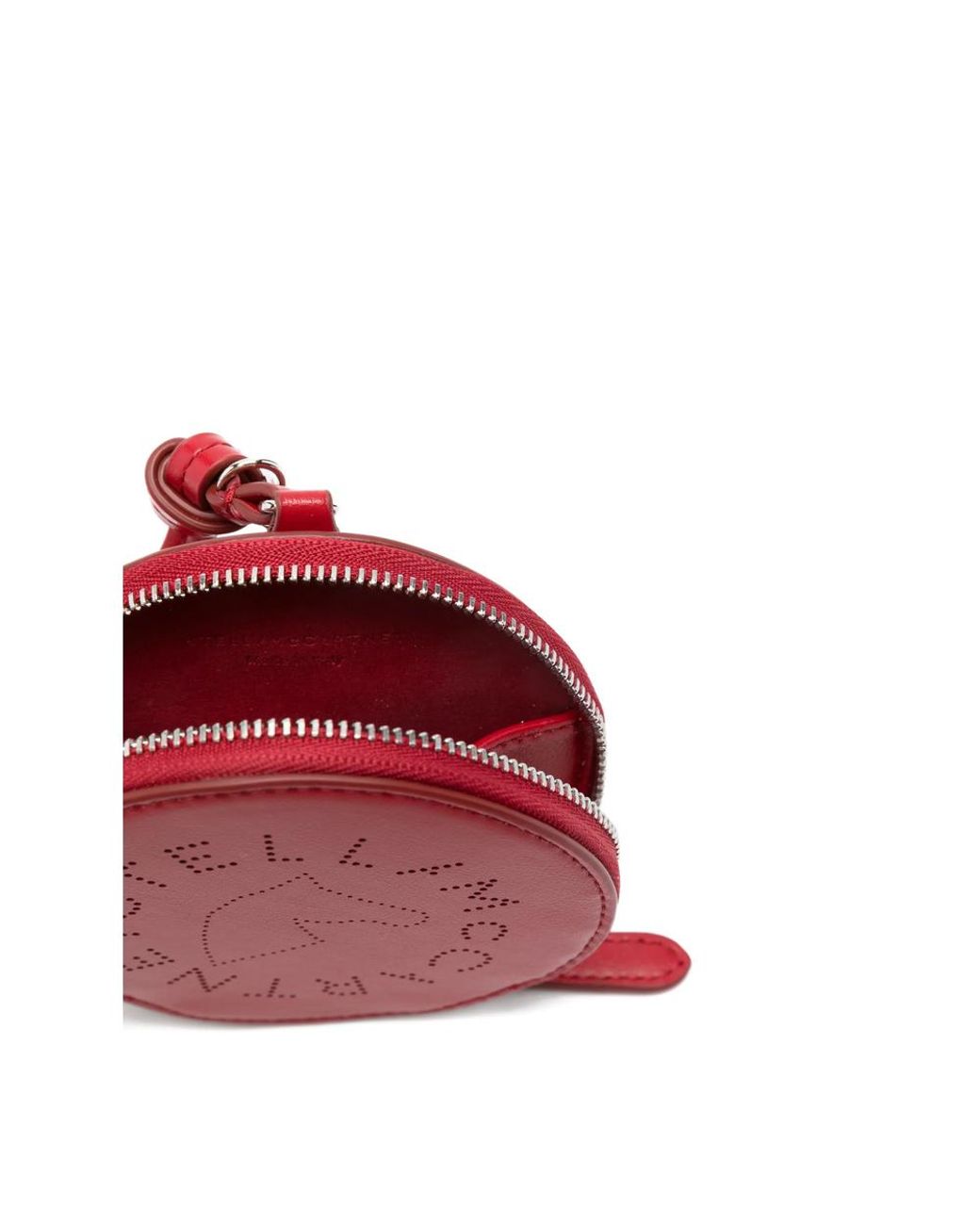 Stella McCartney Pink Logo Coin Purse Keyring